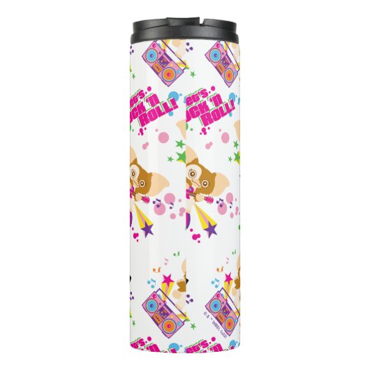 Gizmo | Let's Rock 'n Roll Pattern Thermosbeker (Achterkant)