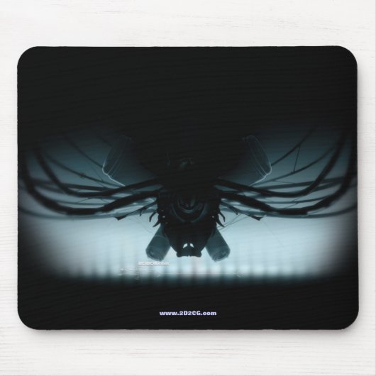 Gizmo Mousepad Black Muismat (Voorkant)