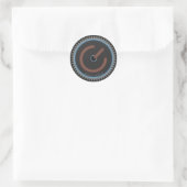 Gizmo Offline bedrijf logo Ronde Sticker (Tas)