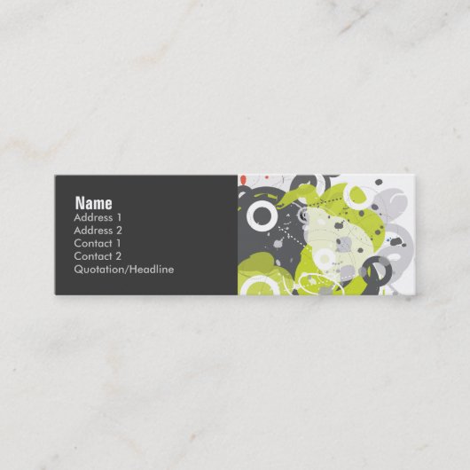 Gizmo-profielkaart Mini Visitekaartje (Voorkant)