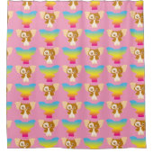 Gizmo | Rainboogpatroon Douchegordijn (Voorkant)