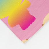 Gizmo | Rainboogpatroon Fleece Deken (Hoek)