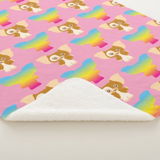 Gizmo | Rainbow Pattern Sherpa Deken (3/4)