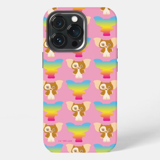 Gizmo | Regenboogpatroon iPhone Hoesje (Achterkant)