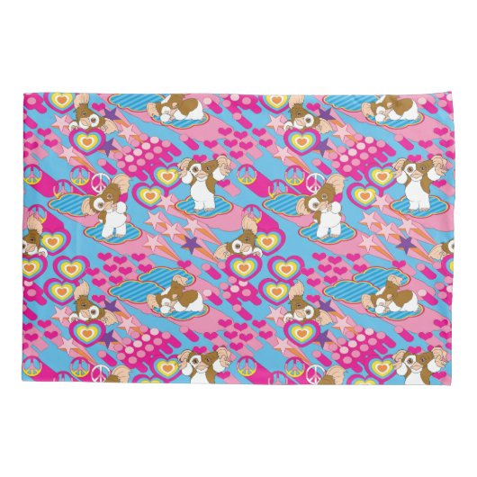 Gizmo | Roze vredes- en liefdespatroon Kussensloop (Achterkant)