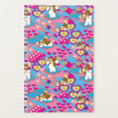 Gizmo | Roze vredes- en liefdespatroon Planner (Voorkant)