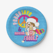 Gizmo | Vredesliefde en nachtelijke snacks Papieren Bordje (Voorkant)