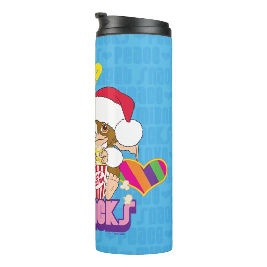 Gizmo | Vredesliefde en nachtelijke snacks Thermosbeker (Geroteerd rechts)