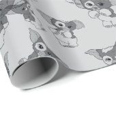 Gizmo | Zwart-wit patroon Cadeaupapier (Rol Hoek)