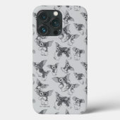 Gizmo | Zwart-wit patroon Case-Mate iPhone Case (Achterkant)