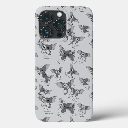 Gizmo | Zwart-wit patroon Case-Mate iPhone Case (Achterkant)