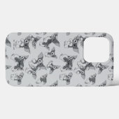 Gizmo | Zwart-wit patroon Case-Mate iPhone Case (Achterkant (horizontaal))