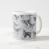 Gizmo | Zwart-wit patroon Grote Koffiekop (Voorkant rechts)