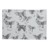 Gizmo | Zwart-wit patroon Kussensloop (Achterkant)