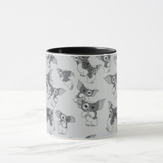 Gizmo | Zwart-wit patroon Mok (Midden)