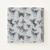 Gizmo | Zwart-wit patroon Notitieboek (Achterkant)