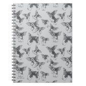 Gizmo | Zwart-wit patroon Notitieboek (Voorkant)