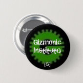 Gizmonic Institute Ronde Button 5,7 Cm (Voorkant /achterkant)