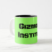 Gizmonic Institute Tweekleurige Koffiemok (Voorkant links)