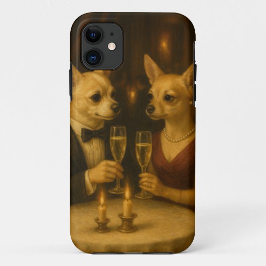 Gizmo's Romantic Dinner - Champagne & Love Case-Mate iPhone Case (Achterkant)