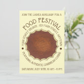 Gizzada Jamaican Caribbean Coconut Custard Tart Kaart (Staand voorkant)