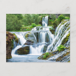Gjain Waterfall, IJsland Briefkaart