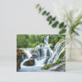 Gjain Waterfall, IJsland Briefkaart (Staand voorkant)