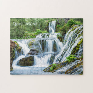 Gjain Waterfall, IJsland Legpuzzel