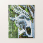 Gjain Waterfall, IJsland Legpuzzel (Verticaal)