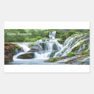 Gjain Waterfall, IJsland Rechthoekige Sticker