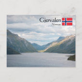 Gjervalen Noorwegen Briefkaart (Voorkant)