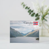 Gjervalen Noorwegen Briefkaart (Staand voorkant)