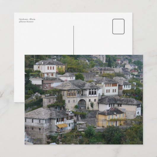 Gjirokaster, Albanië Briefkaart (Voorkant / Achterkant)