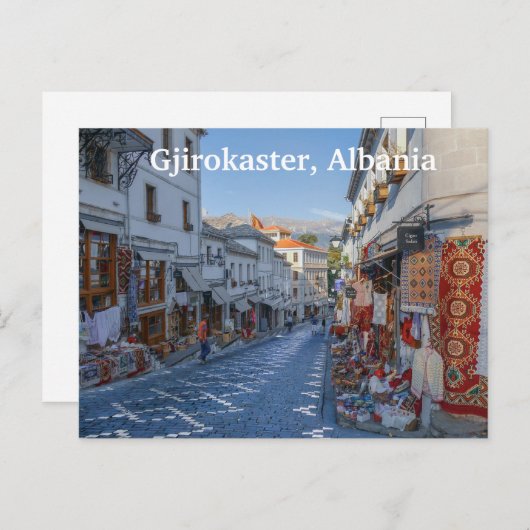 Gjirokaster, Albanië Briefkaart (Voorkant / Achterkant)