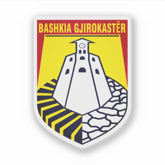 Gjirokastër  sticker (Voorkant)