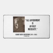 GK Chesterton Alle overheid is een lelijke noodzaa Bureaumat (Voorkant)