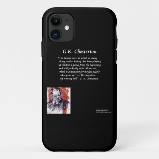 GK Chesterton & Napoleon Hoesje voor iPhone 5/5S (Achterkant)