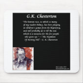 GK Chesterton & Open Book Line Muismat (Voorkant)