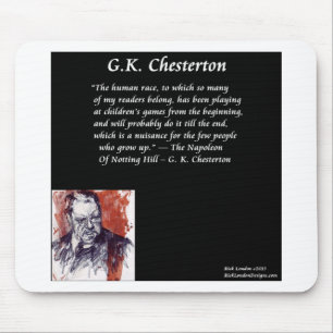 GK Chesterton & Open Book Line Muismat