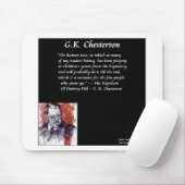 GK Chesterton & Openingsboeklijn Muismat (Met muis)