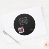 GK Chesterton & Openingsboeklijn Ronde Sticker (Envelop)