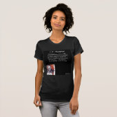 GK Chesterton & Openingsboeklijn T-shirt (Voorkant volledig)