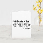 GK Chesterton Quote, Christelijke filosofie Kaart (Gele Bloem)