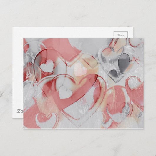 Gkass harten briefkaart (Voorkant / Achterkant)