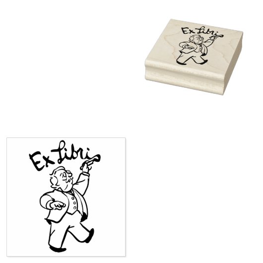 GKC Ex Libris Stempel (Gestempeld)