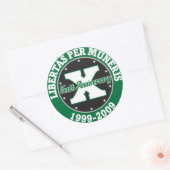 GKMMC Tien jaar Jubileum sticker (Envelop)