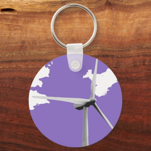 GKWF paars Sleutelhanger (Voorkant)