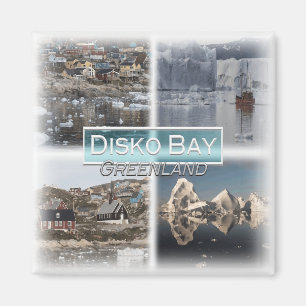 GL0013 Amerika, Groenland, Disko Bay, koelkast Magneet