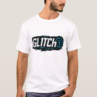 GL1TCH | Een moderne tech Logo voor futuristische  T-shirt