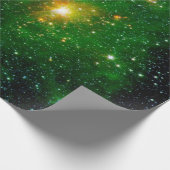 GL490 Green Gas Cloud Nebula - NASA Space Photo Cadeaupapier (Hoek)